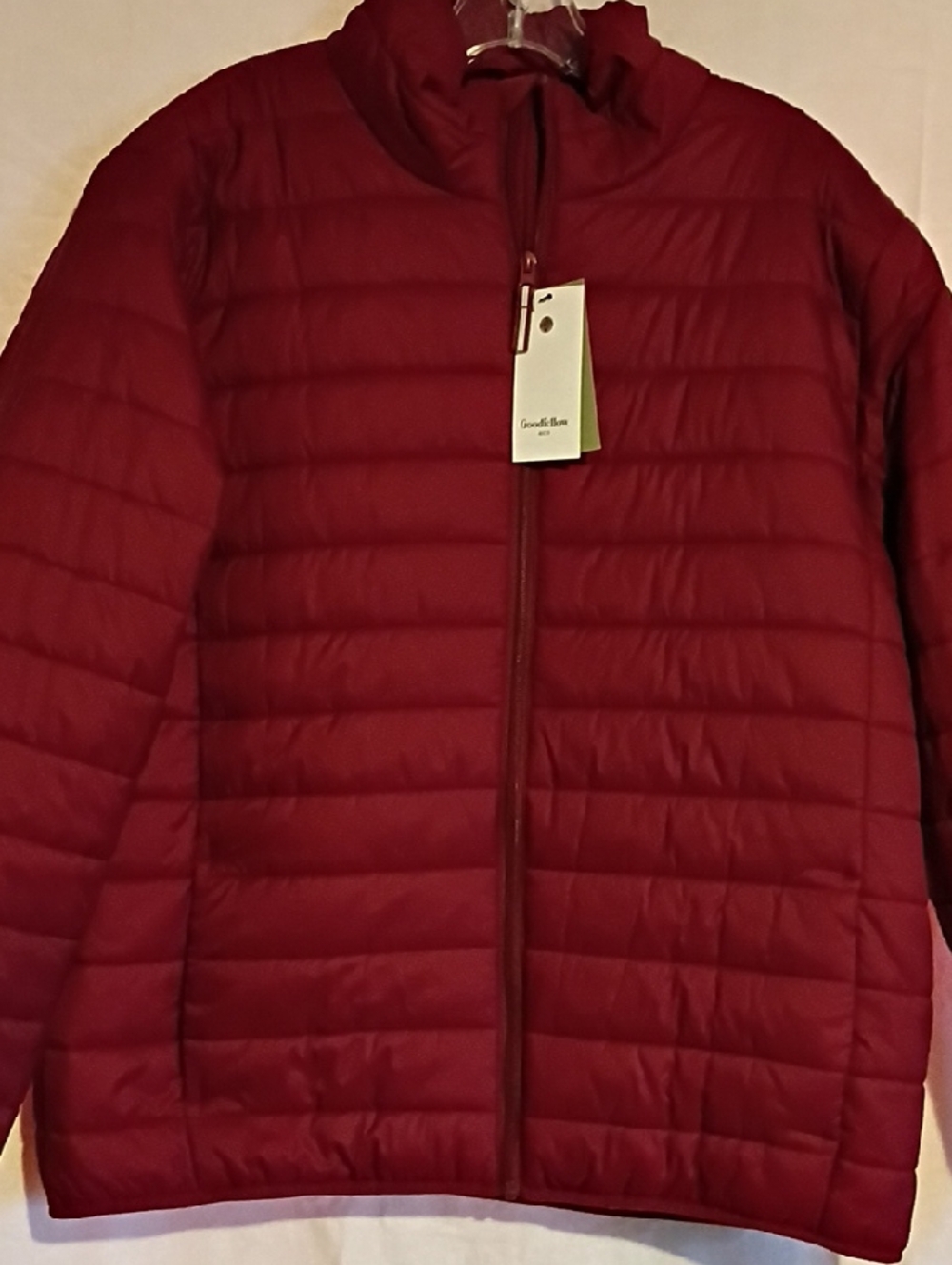 Goodfellow & Co Red Quilted Packable Puffer Jacket